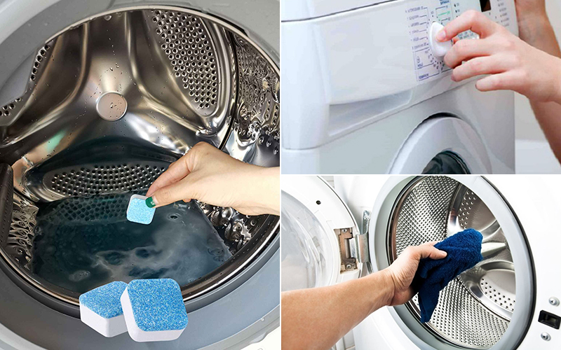 7 cách vệ sinh máy giặt đơn giản – thực hiện chỉ 5 phút