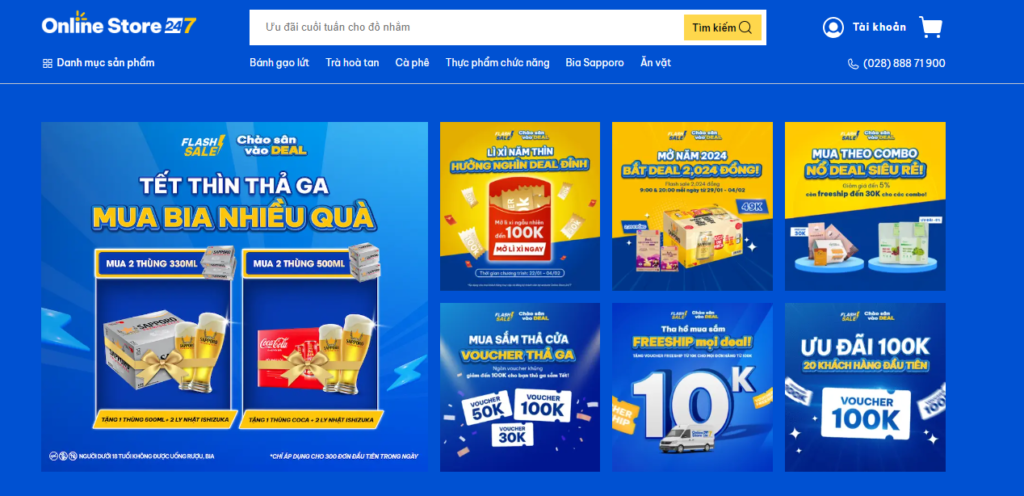 Onlinestore247 – Nền tảng bán hàng trực tuyến Việt Nam